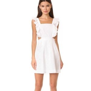 Madewell white eyelet dress